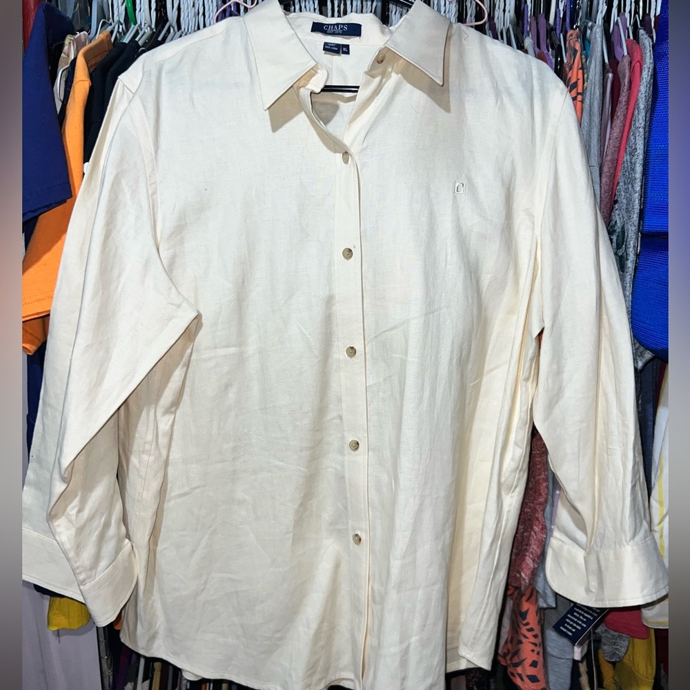 Chaps Button Up Dress Shirt XL